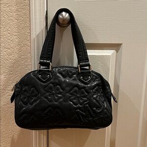 Marc Jacobs Black Embossed Shoulder Bag